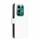 For Infinix Note 50x 5G Diamond Texture Leather Phone Case(White) - 3