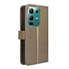 For Infinix Note 50x 5G Diamond Texture Leather Phone Case(Brown) - 3