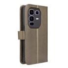 For Infinix Note 50 Pro+ Diamond Texture Leather Phone Case(Brown) - 3