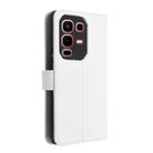 For Infinix Note 50s 5G Diamond Texture Leather Phone Case(White) - 3