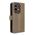 For Infinix Note 50s 5G Diamond Texture Leather Phone Case(Brown) - 3