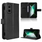 For Infinix GT 30 Pro 5G Diamond Texture Leather Phone Case(Black) - 1