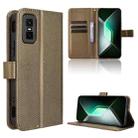 For Infinix GT 30 Pro 5G Diamond Texture Leather Phone Case(Brown) - 1