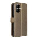 For Infinix Smart 10 / Tecno Pop 10 4G Diamond Texture Leather Phone Case(Brown) - 3