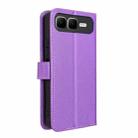 For Infinix Smart 10 Plus 4G Diamond Texture Leather Phone Case(Purple) - 3