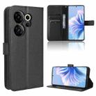 For Tecno Camon 20 Premier 5G Diamond Texture Leather Phone Case(Black) - 1