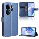 For Tecno Camon 20 Premier 5G Diamond Texture Leather Phone Case(Blue) - 1