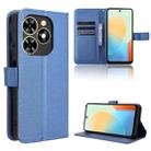 For Tecno Spark Go 2024 Diamond Texture Leather Phone Case(Blue) - 1