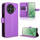 For Tecno Spark 20 Pro+ 4G Diamond Texture Leather Phone Case(Purple) - 1