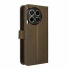 For Tecno Camon 30 5G / 4G Diamond Texture Leather Phone Case(Brown) - 3