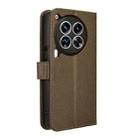 For Tecno Camon 30 Premier 5G Diamond Texture Leather Phone Case(Brown) - 3