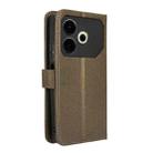 For Tecno Pova 6 Neo 4G Diamond Texture Leather Phone Case(Brown) - 3