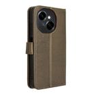 For Tecno Spark Go 1 / Pop 9 / Spark Go 2025 Diamond Texture Leather Phone Case(Brown) - 3