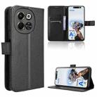 For Tecno Pova 6 Neo 5G / Spark 30 5G Diamond Texture Leather Phone Case(Black) - 1