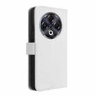 For Tecno Spark 30 4G Diamond Texture Leather Phone Case(White) - 3