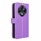 For Tecno Spark 30 4G Diamond Texture Leather Phone Case(Purple) - 3