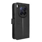 For Tecno Camon 40 Premier 5G Diamond Texture Leather Phone Case(Black) - 3