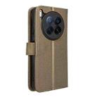 For Tecno Camon 40 Premier 5G Diamond Texture Leather Phone Case(Brown) - 3