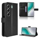 For Tecno Camon 40 Pro 4G / 5G Diamond Texture Leather Phone Case(Black) - 1