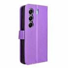 For Tecno Camon 40 Pro 4G / 5G Diamond Texture Leather Phone Case(Purple) - 3