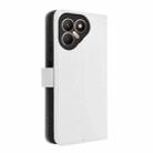 For Tecno Pova 7 4G Diamond Texture Leather Phone Case(White) - 3