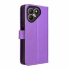 For Tecno Pova 7 4G Diamond Texture Leather Phone Case(Purple) - 3