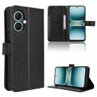 For Tecno Spark Go 2 4G Diamond Texture Leather Phone Case(Black) - 1