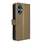 For Tecno Spark Go 2 4G Diamond Texture Leather Phone Case(Brown) - 3