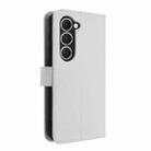 For Tecno Spark 40 Pro 4G Diamond Texture Leather Phone Case(White) - 3