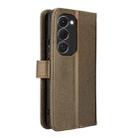 For Tecno Spark 40 Pro+ 4G Diamond Texture Leather Phone Case(Brown) - 3