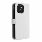 For Tecno Spark 40C Diamond Texture Leather Phone Case(White) - 3