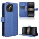 For Tecno Spark 40C Diamond Texture Leather Phone Case(Blue) - 1
