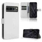 For Google Pixel 8 Pro Diamond Texture Leather Phone Case(White) - 1
