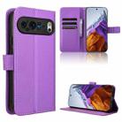 For Google Pixel 9 Diamond Texture Leather Phone Case(Purple) - 1