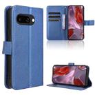 For Google Pixel 9a Diamond Texture Leather Phone Case(Blue) - 1