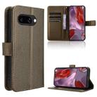 For Google Pixel 9a Diamond Texture Leather Phone Case(Brown) - 1