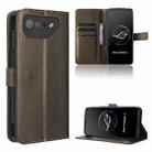 For Asus ROG Phone 7 Diamond Texture Leather Phone Case(Brown) - 1