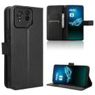 For Asus ROG Phone 8 Pro Diamond Texture Leather Phone Case(Black) - 1