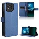 For ASUS ROG Phone 8 Pro Diamond Texture Leather Phone Case(Blue) - 1