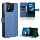 For Asus ROG Phone 8 Diamond Texture Leather Phone Case(Blue) - 1