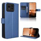 For Asus Zenfone 11 Ultra Diamond Texture Leather Phone Case(Blue) - 1