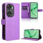 For Huawei nova 11 SE Diamond Texture Leather Phone Case(Purple) - 1
