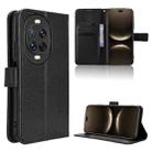 For Huawei nova 14 5G Diamond Texture Leather Phone Case(Black) - 1