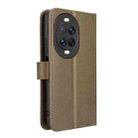 For Huawei nova 14 Ultra 5G Diamond Texture Leather Phone Case(Brown) - 3