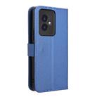 For Honor 100 5G Diamond Texture Leather Phone Case(Blue) - 3