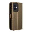 For Honor 100 5G Diamond Texture Leather Phone Case(Brown) - 3