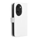 For Honor 100 Pro 5G Diamond Texture Leather Phone Case(White) - 3