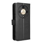For Honor X9b 5G Diamond Texture Leather Phone Case(Black) - 3