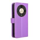For Honor X9b 5G Diamond Texture Leather Phone Case(Purple) - 3