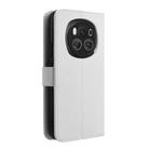 For Honor Magic6 5G Diamond Texture Leather Phone Case(White) - 3